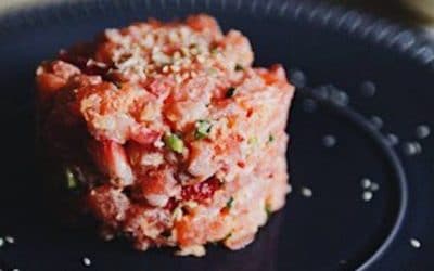 Tartare de Saumon au Cottage Cheese