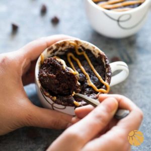 Chocolate Banana Protein Bowl Cake