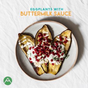 Buttermilk sauce Eggplant