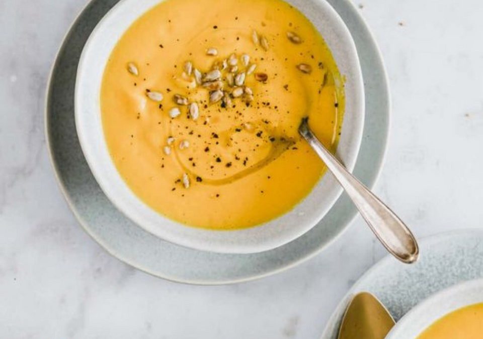 Ginger and pumpkin soup